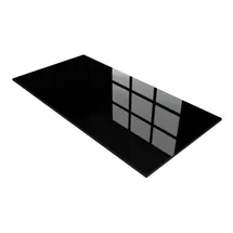 Online Designer Kitchen Nano Absolute Black 24" x 48" Polished Porcelain Floor and Wall Tile