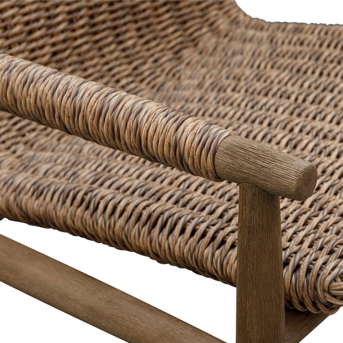 Sumba Golden Flax Outdoor Lounge Chair, Outdoor Chair by Uttermost, 2'3.5" width x 2'9.5" height x 2'5.1" depth View 7