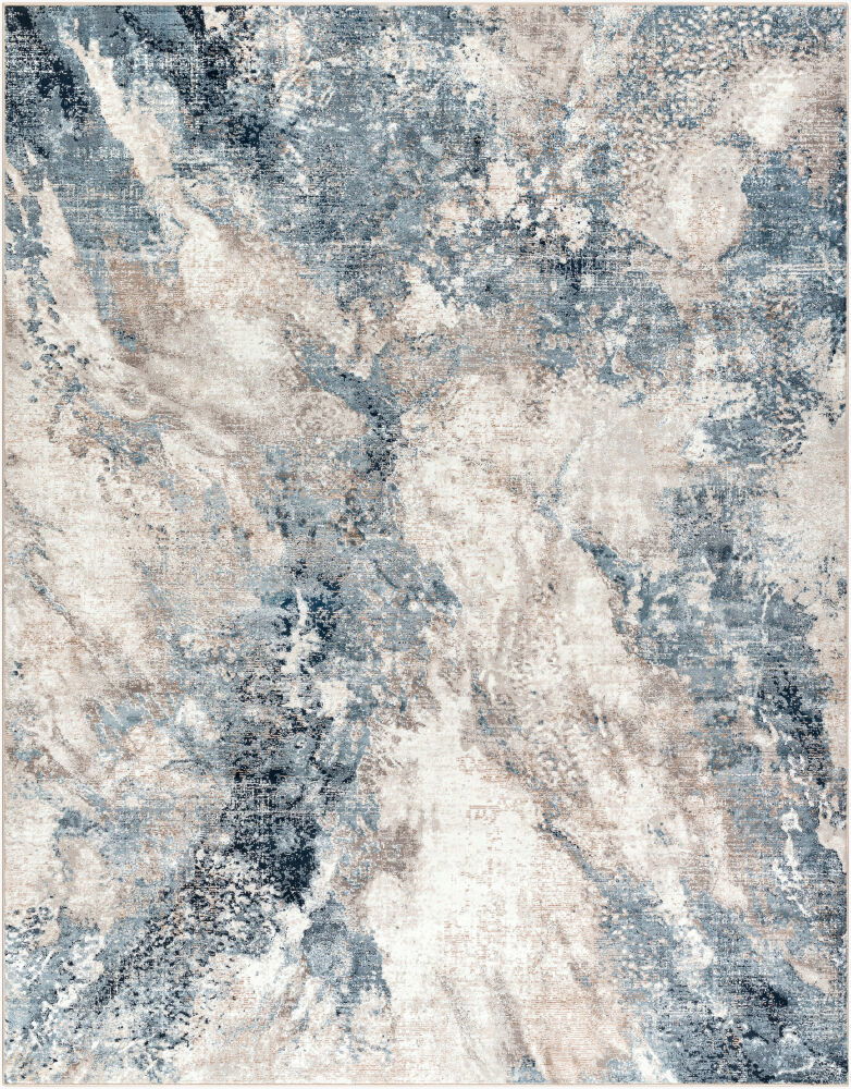 Allegro Machine Woven Rug, by Surya, 1'3.75" length x 1'3.75" width
