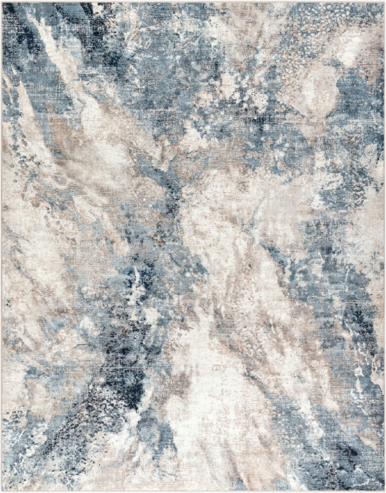 Allegro Machine Woven Rug, by Surya, 1'3.75" length x 1'3.75" width
