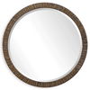 Wayde Gold Bark Round Mirror thumbnail 0
