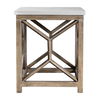 Catali Stone End Table, Furniture by Uttermost, 22" width x 26" height x 22" depth thumbnail 4