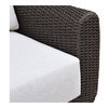 Soma Outdoor Sofa Dark Brown, Sofas & Sectional by Moe's Home, 100" width x 26" height x 35" depth thumbnail 4