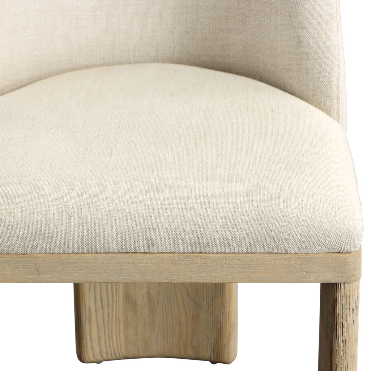 Alistair Dining Chair Beige, by Dovetail, 20" width x 35.25" height x 24" depth View 6