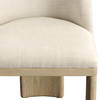 Alistair Dining Chair Beige, by Dovetail, 20" width x 35.25" height x 24" depth thumbnail 6