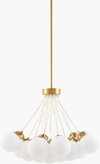 Liora Chandelier, by Surya, 26" length x 30" width x 21" height thumbnail