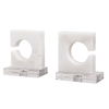 Clarin White & Gray Bookends Set/2 thumbnail 0