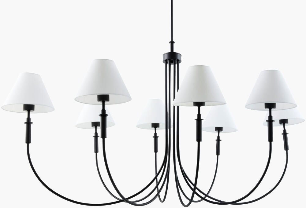 Montclaire Chandelier, by Surya, 38" length x 64" width x 34" height