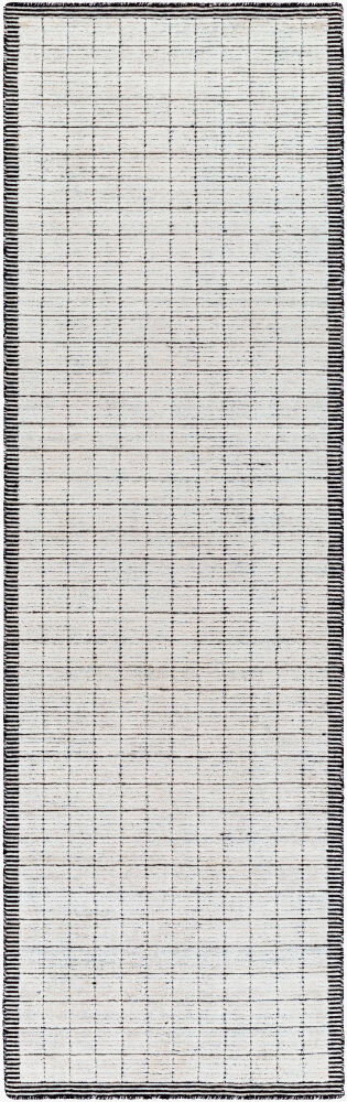 Carre Handmade Rug, by Surya, 8' length x 2'6" width