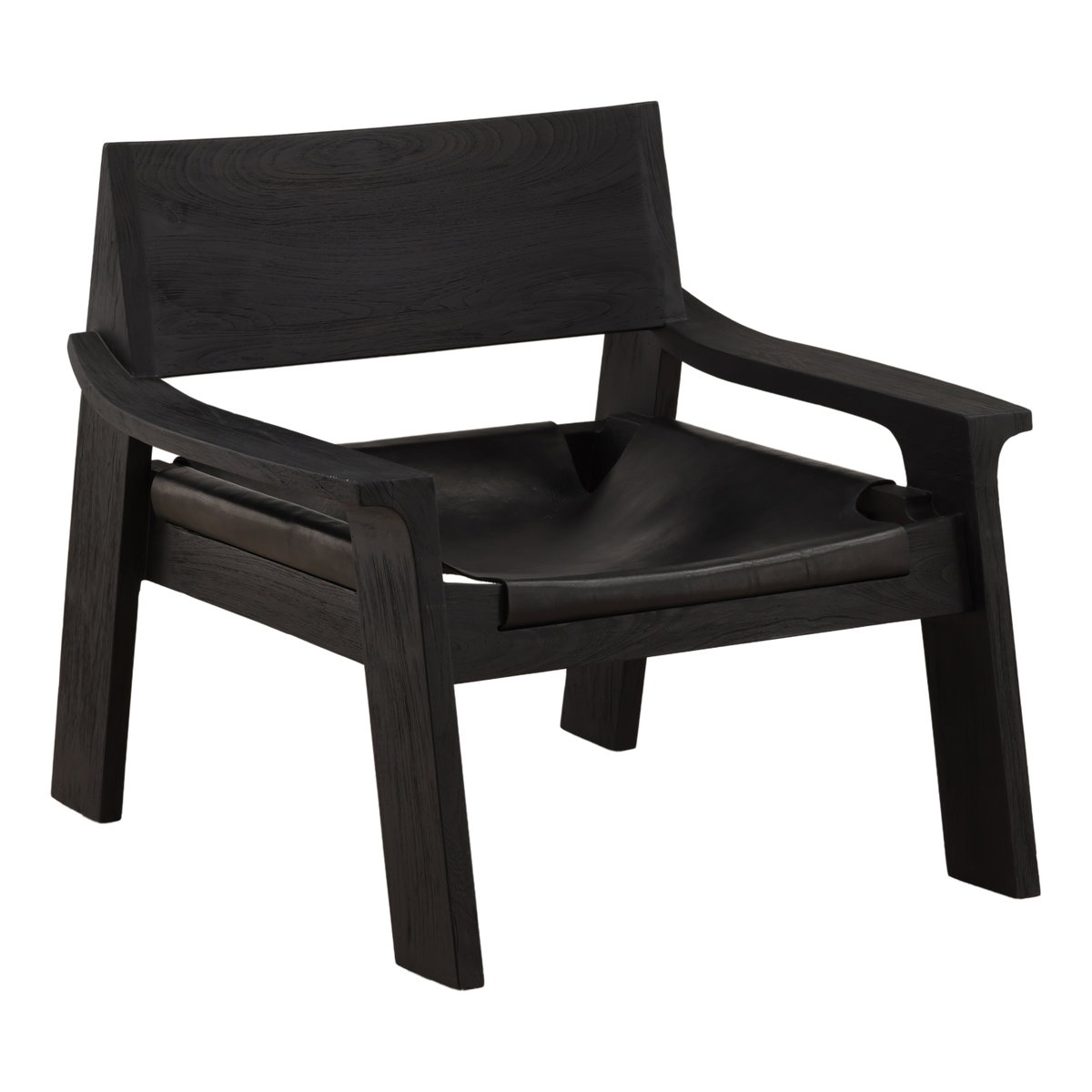 Osorio Occasional Chair Black, Accent Chair by Dovetail, 31.33" width x 28.14" height x 34.17" depth View 1
