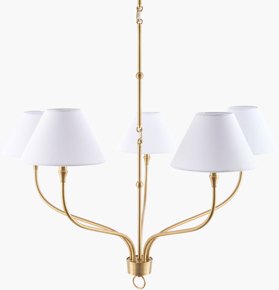 The Johanna Chandelier, by Surya, 40" length x 40" width x 23" height