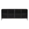 Jarin Sideboard Black, Sideboards & Buffet by Dovetail, 78.5" width x 34" height x 18" depth thumbnail 2