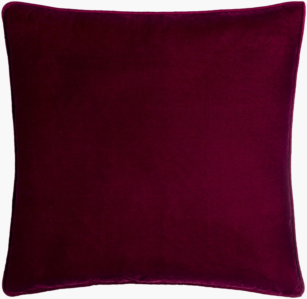 Velvet Glam Accent Pillow Down, Decorative Pillow by Surya, 18" length x 18" width