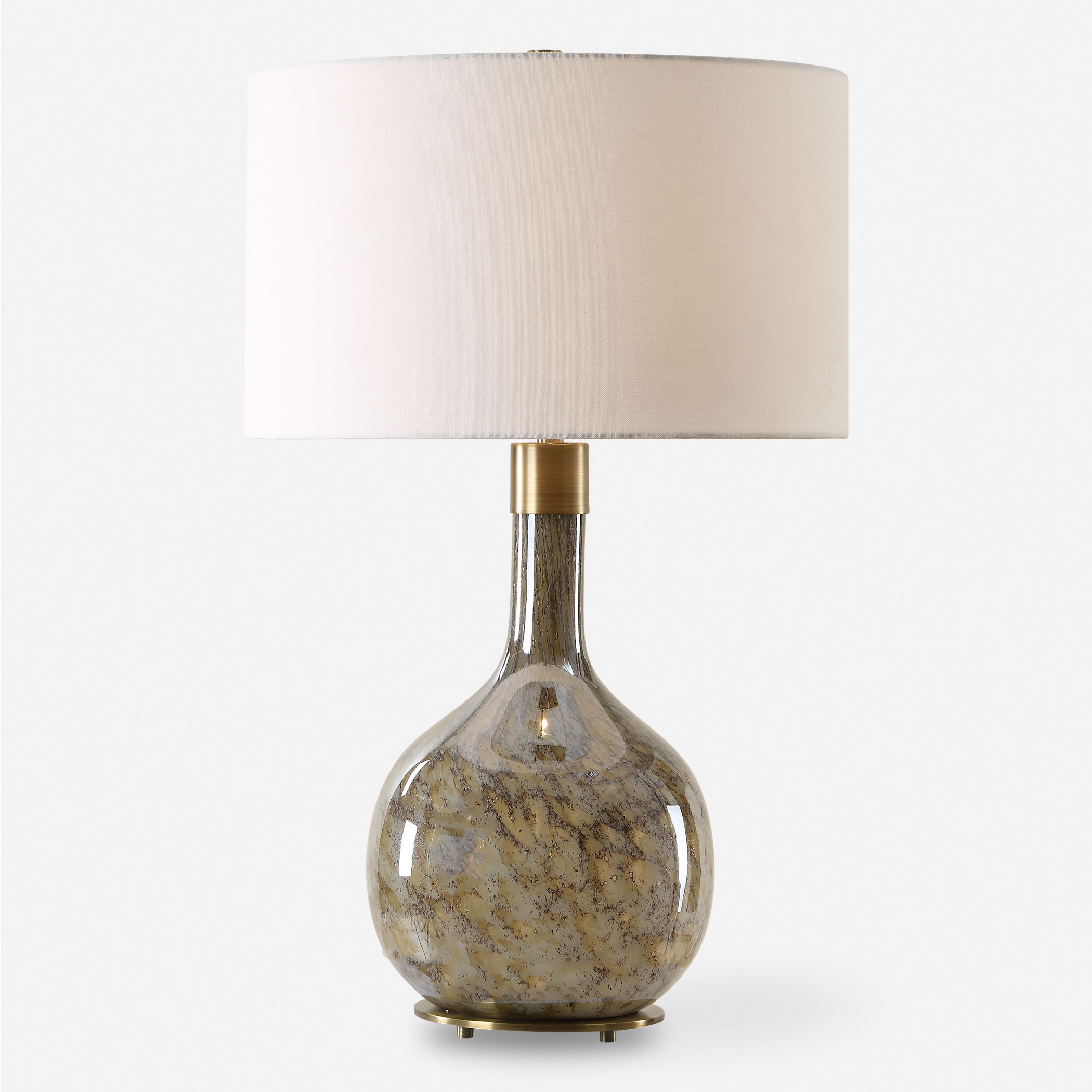 Rhine Brown Glass Table Lamp large image 