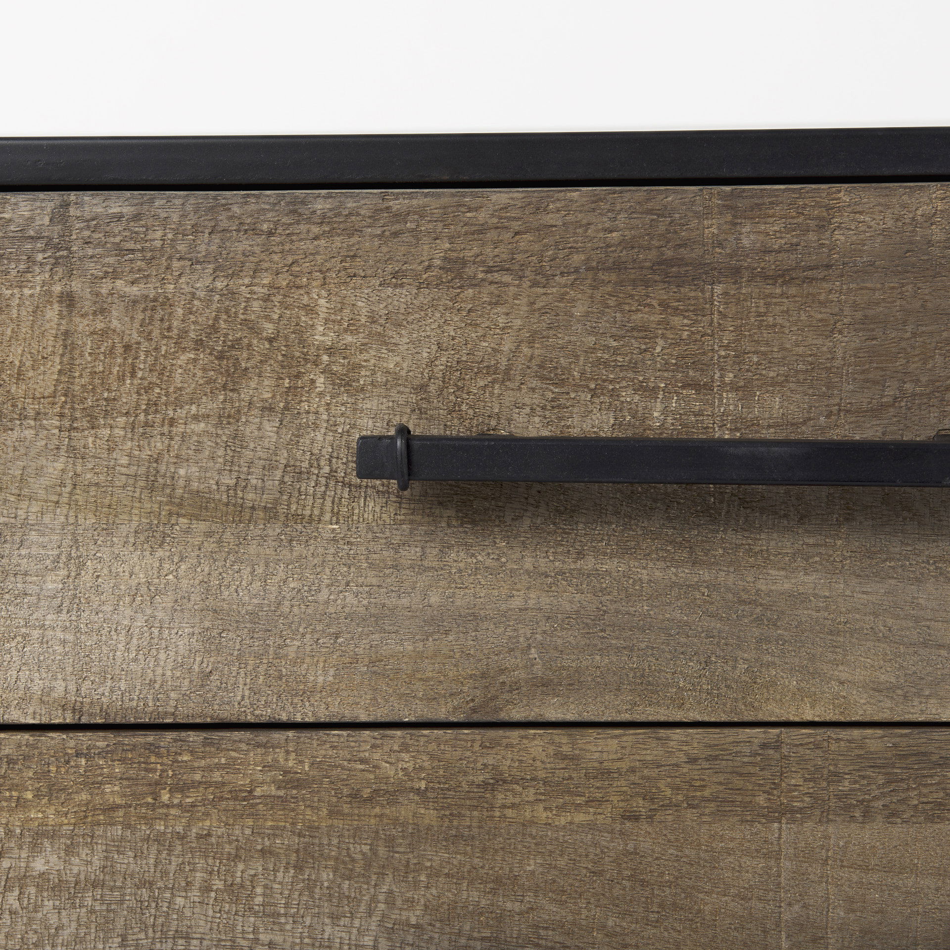 Alvin  Wood with Metal Framing Accent Cabinet large image 