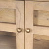 Suri Light Brown Wood with Glass Doors Sideboard thumbnail 9