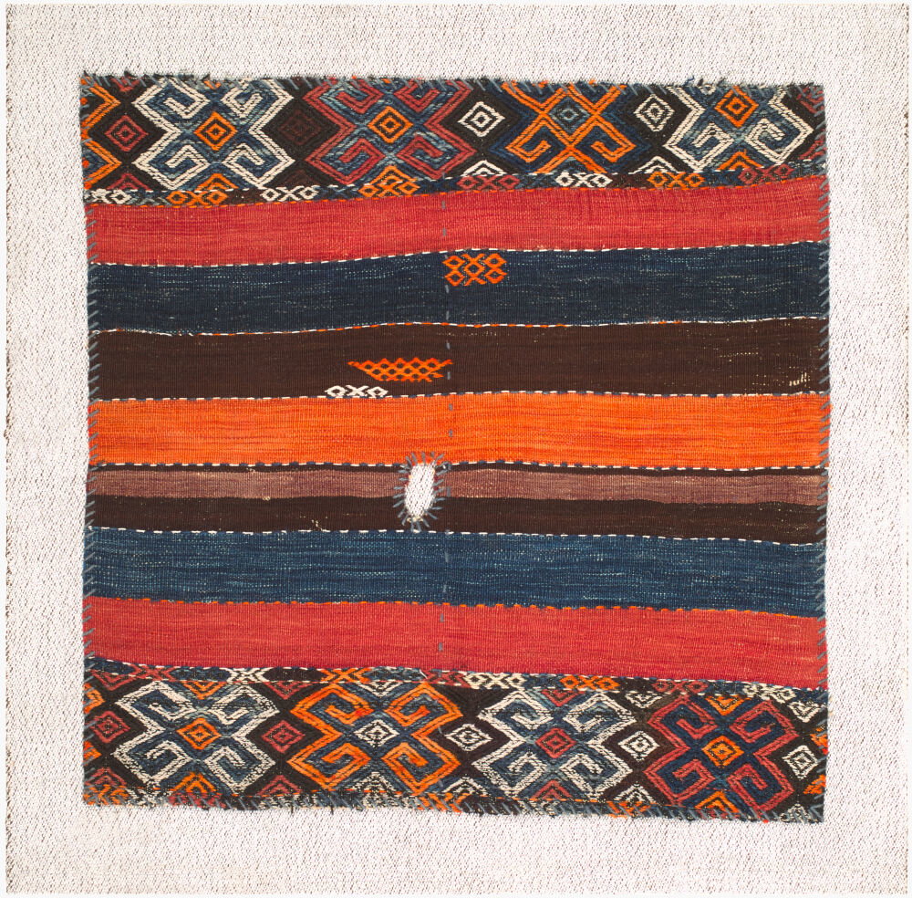 Antique One of a Kind Handmade Rug, by Surya, 3'5" length x 3'5" width