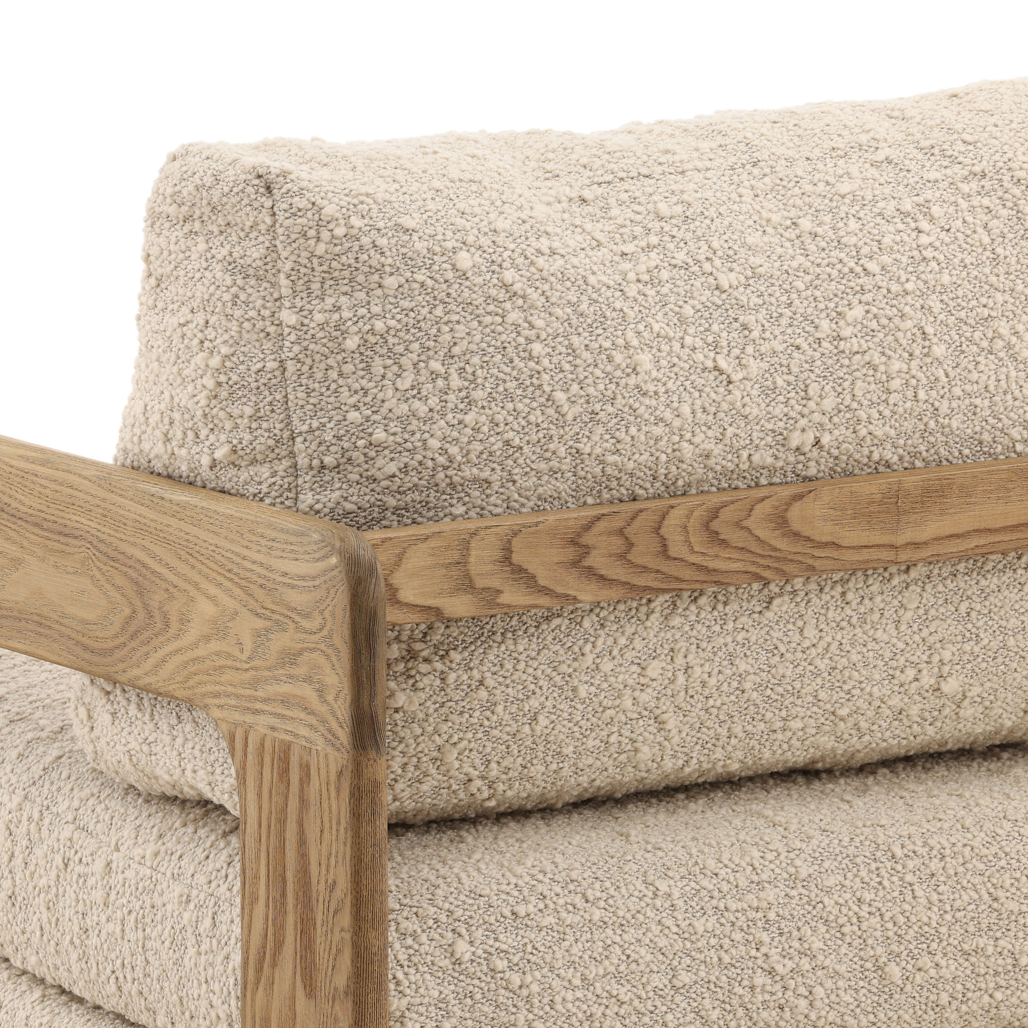 Malia Occasional Chair Birch, Accent Chair by Dovetail, 26" width x 30" height x 33.46" depth View 5