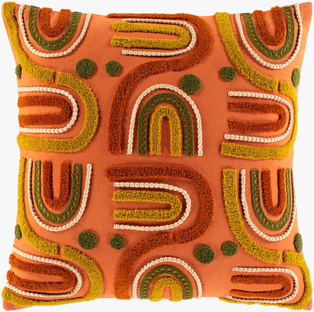 Declan Accent Pillow Down, Decorative Pillow by Surya, 20" length x 20" width