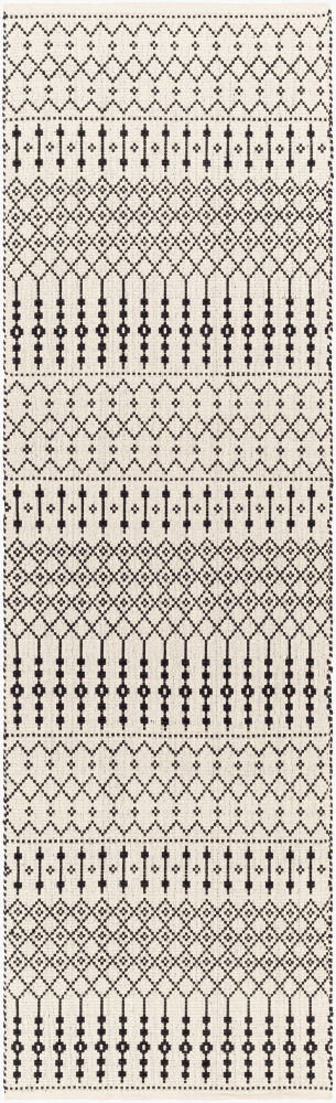 Osasuna Handmade Rug, by Surya, 8' length x 2'6" width