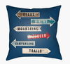 Lodge Cabin Accent Pillow, Decorative Pillow by Surya, 16" length x 16" width thumbnail