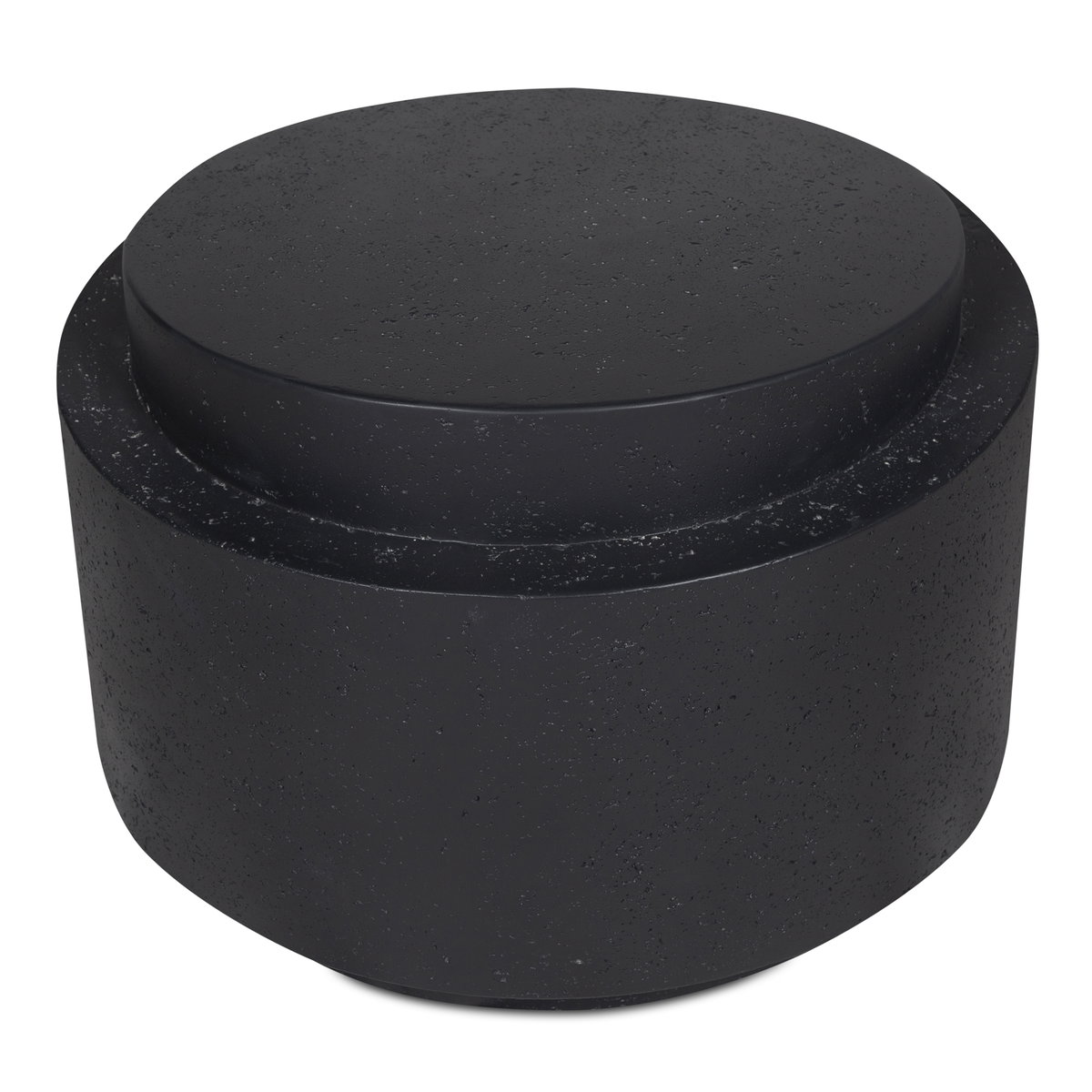 Cosmo Outdoor Accent Table Black, Side & End Table by Moe's Home, 25" width x 17.5" height x 25" depth View 5