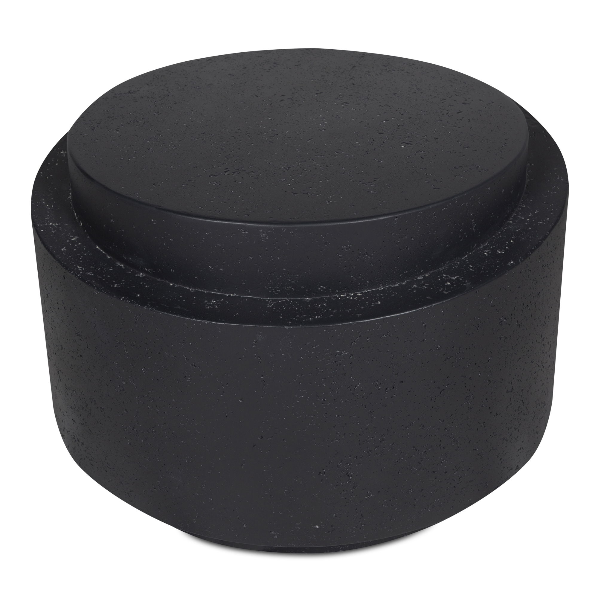 Cosmo Outdoor Accent Table Black large image 