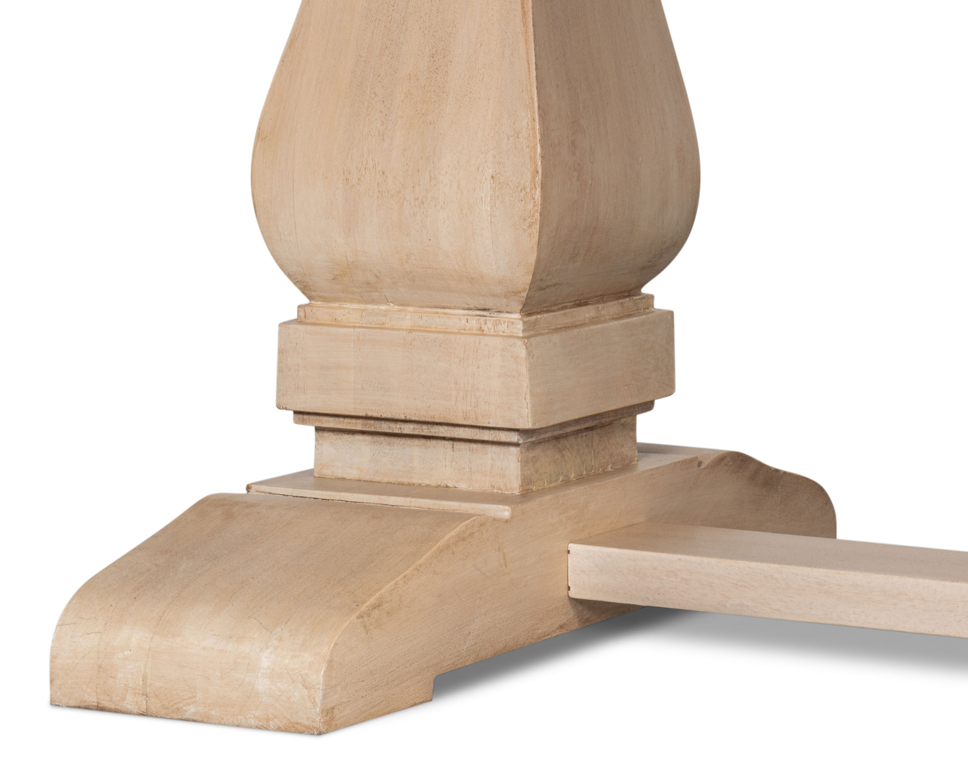 Gloria Dining Table, by Sarreid, 84" length x 42" width x 30" height View 6