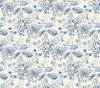 Midsummer Floral Blue Wallpaper thumbnail 0