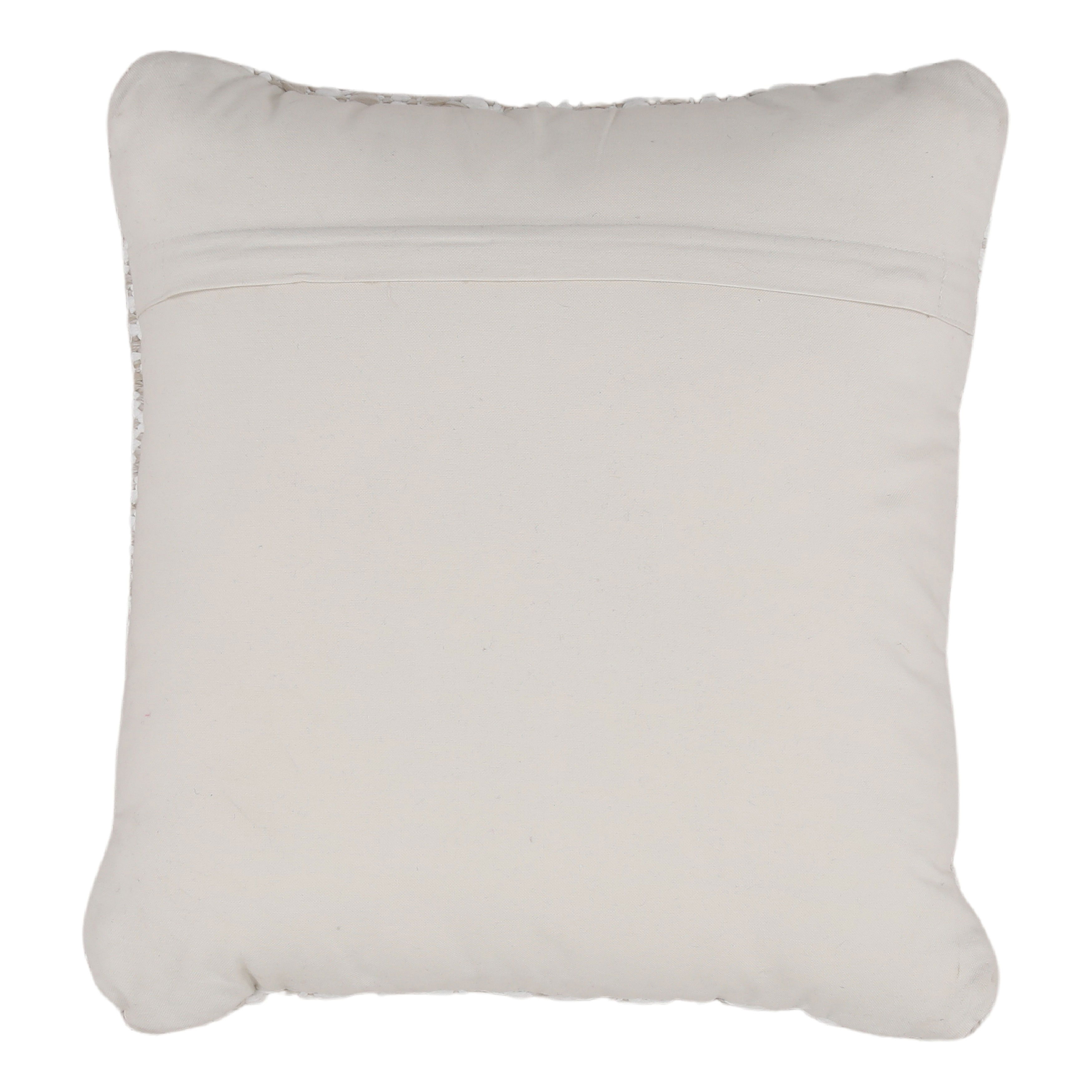 Rosewood Outdoor Pillow Beige, Decorative Pillow by Dovetail, 20" width x 20" height x 6" depth View 2