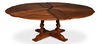 Walnut Jupe Dining Table, Ex-Large, by Sarreid, 80" length x 80" width x 30" height thumbnail 10