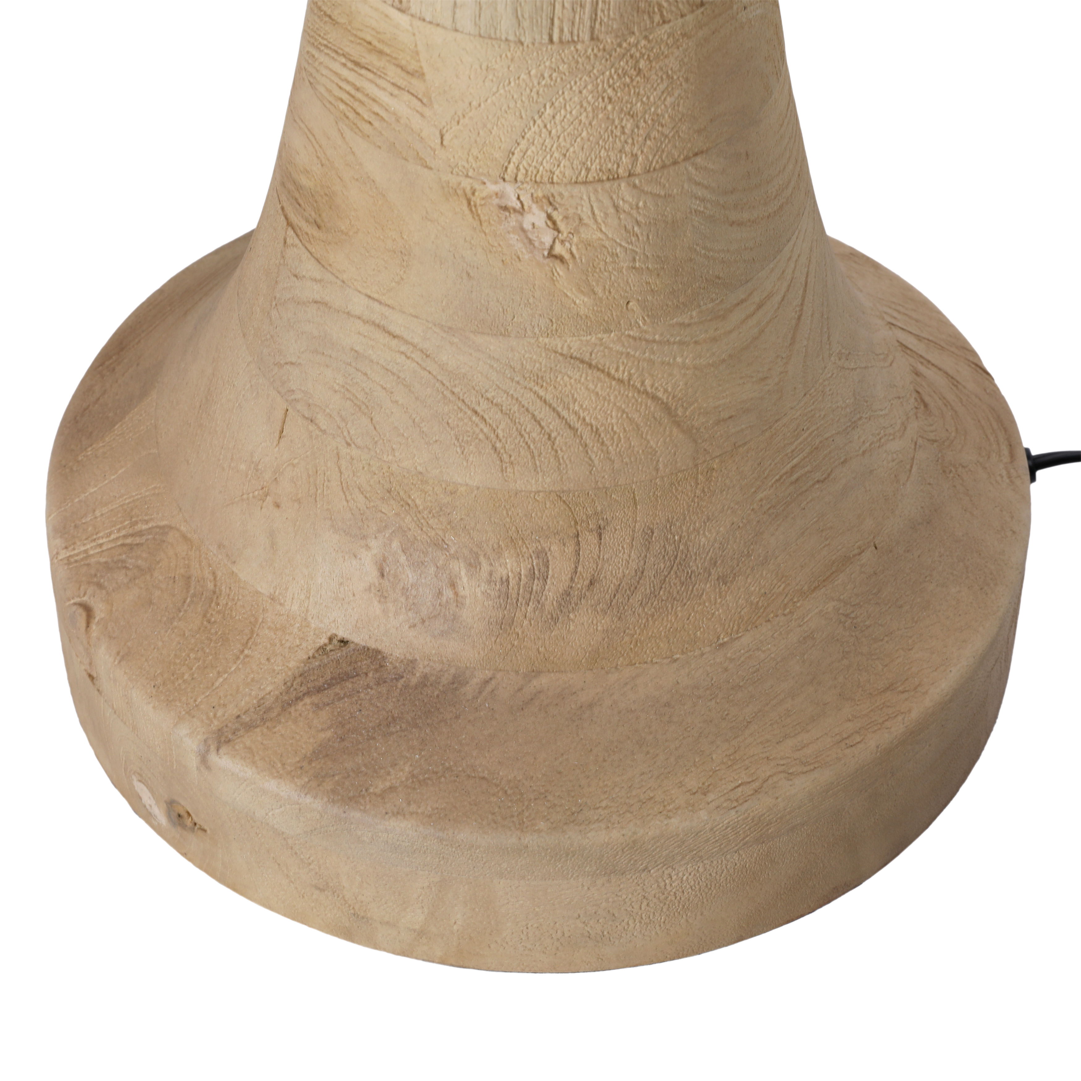 Charlene Floor Lamp Natural Brown, by Dovetail, 20" width x 63.7" height x 20" diameter x 20" depth View 2