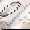 Scalloped Edge Round Mirror thumbnail 4