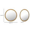 Whitby Mirror Aged Brass thumbnail 5