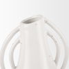 Urvi Tall Off White Speckled Asymmetrical Ceramic Vase thumbnail 7