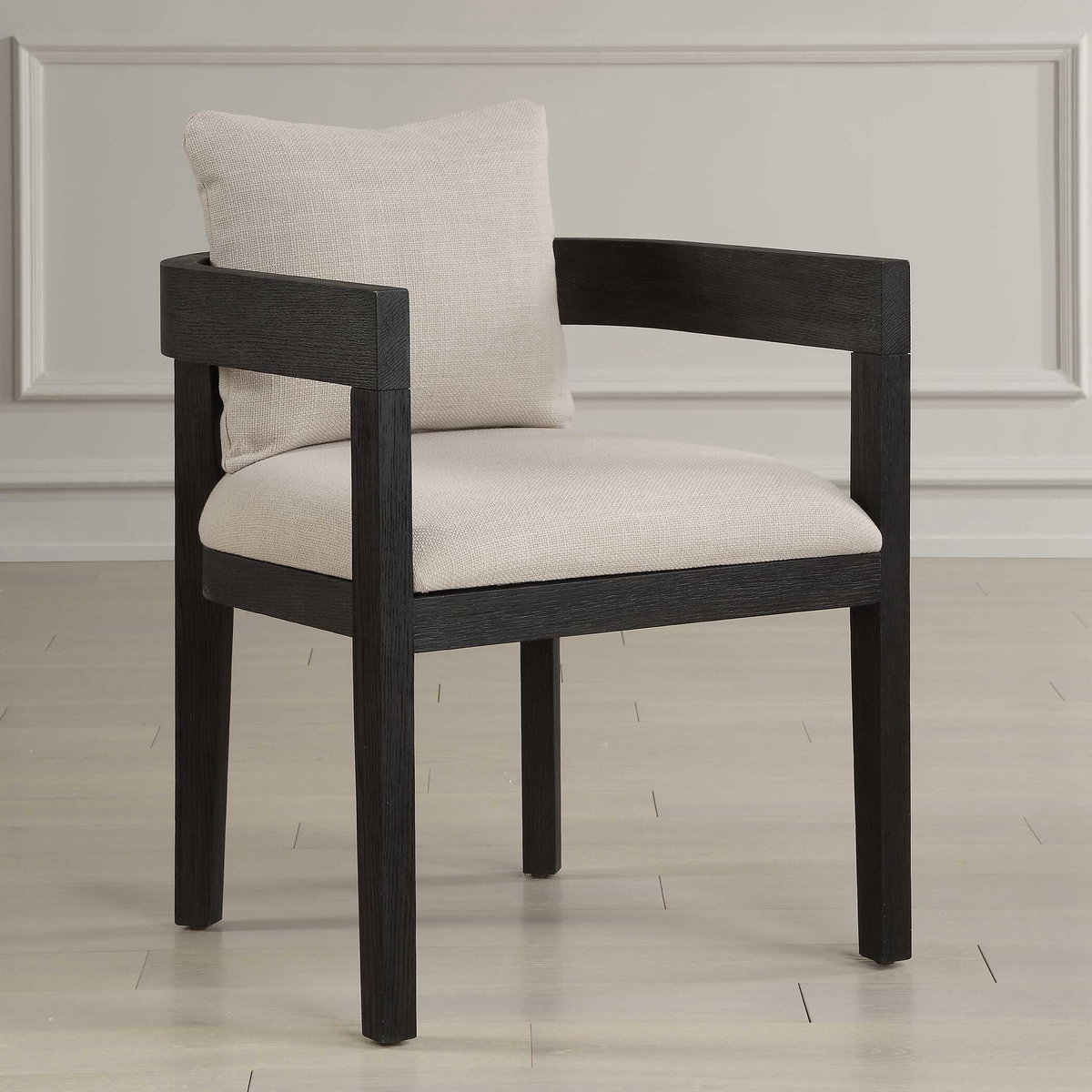 Balboa Modern Dining Chair, by Uttermost, 23" width x 27" height x 25" depth View 4