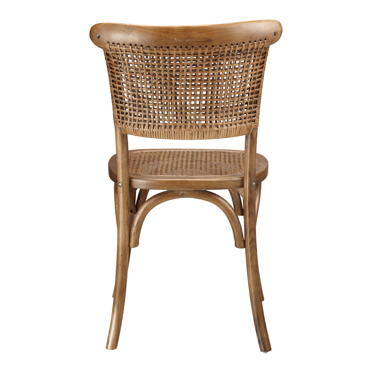 Churchill Dining Chair Light Brown - Set Of Two, by Moe's Home, 18" width x 34.5" height x 22.5" depth View 5