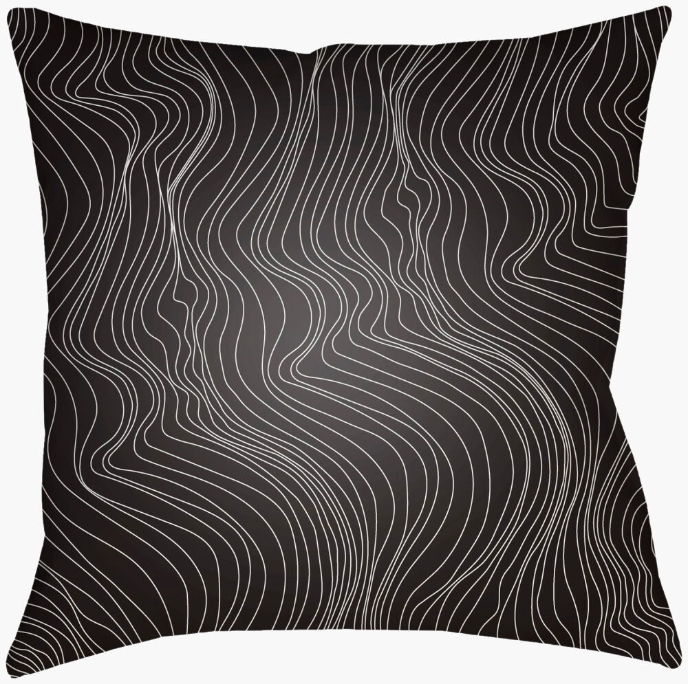 Modern Lines Accent Pillow, Decorative Pillow by Surya, 20" length x 20" width
