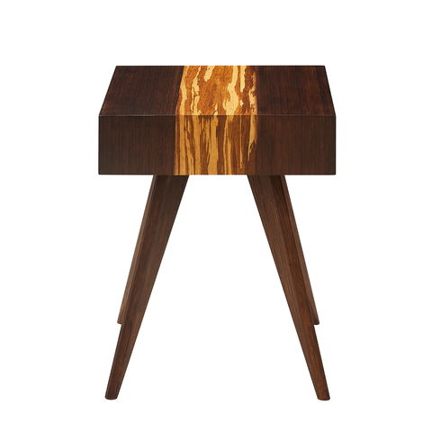 Azara Tiger End Table, Sable