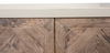 Hollis 4 Door Sideboard, Ant.White, Cabinets & Sideboard by Sarreid, 80" length x 19" width x 33" height thumbnail 6