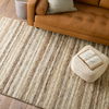 Tikka Handmade Striped Cream/ Gray Area Rug (10'X14') thumbnail 7