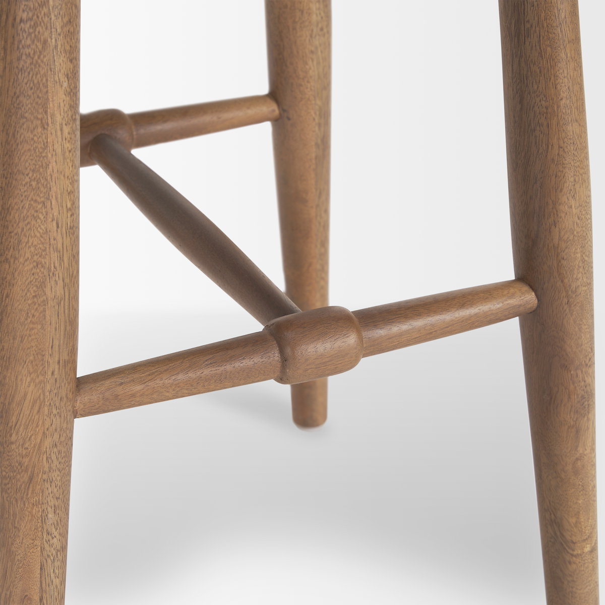 Ernest Backless 30in Seat Bar Stool | Medium Brown, Counter & Bar Stool by Mercana, 16.5" length x 16.5" width x 30" height View 8
