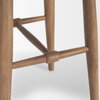 Ernest Backless 30in Seat Bar Stool | Medium Brown, Counter & Bar Stool by Mercana, 16.5" length x 16.5" width x 30" height thumbnail 8