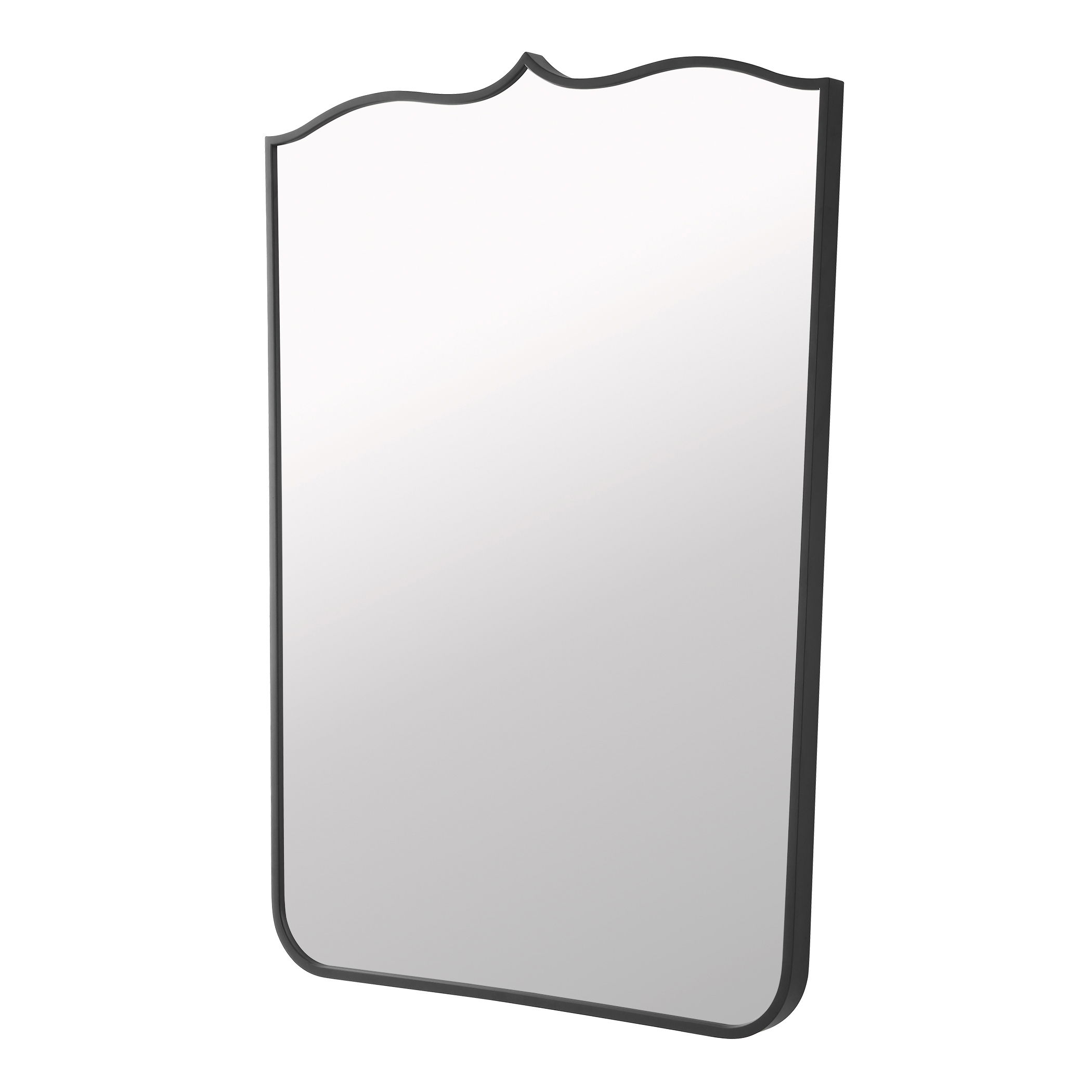 Tiara Curved Iron Mirror large image 