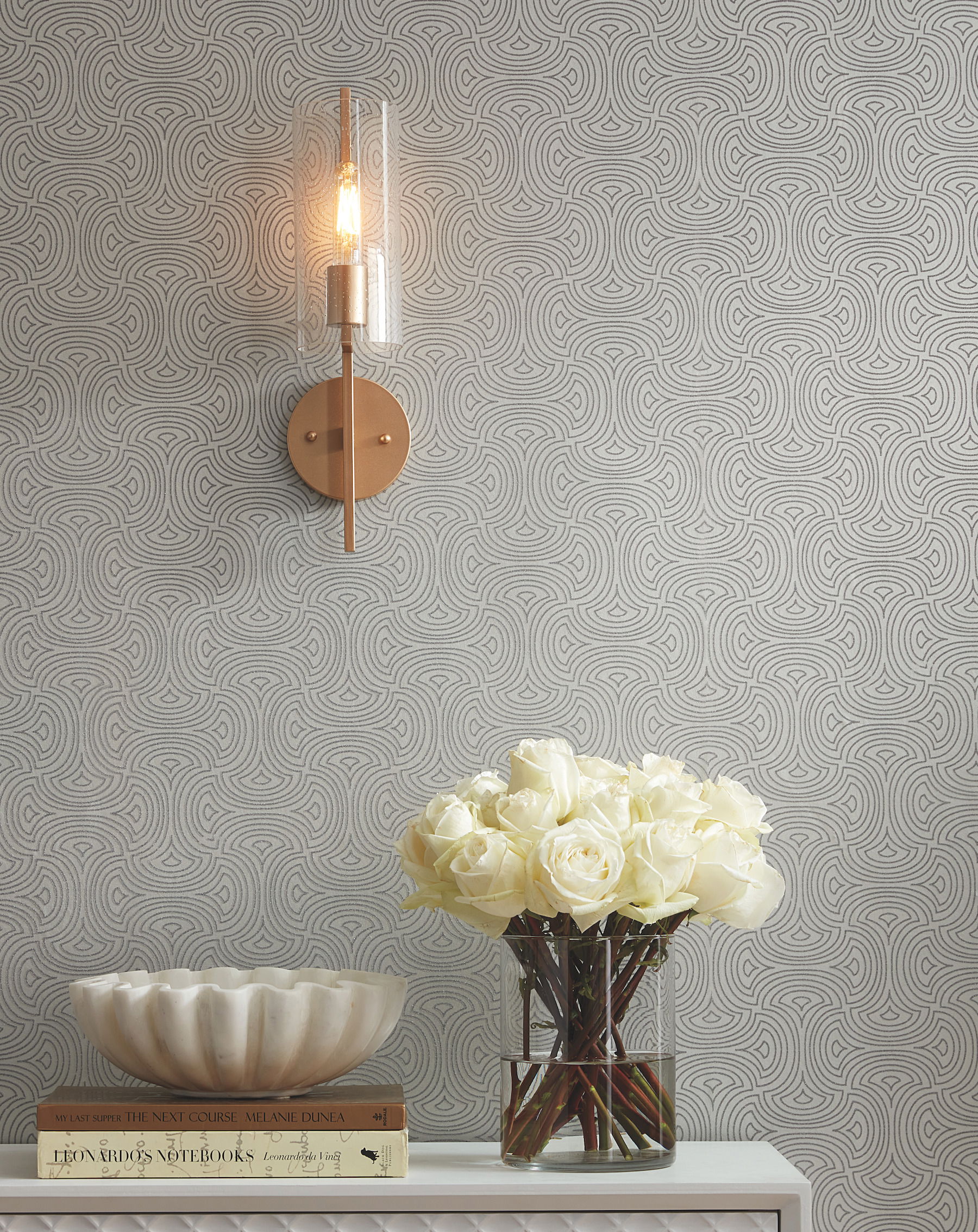 Hourglass Silver Wallpaper large image 
