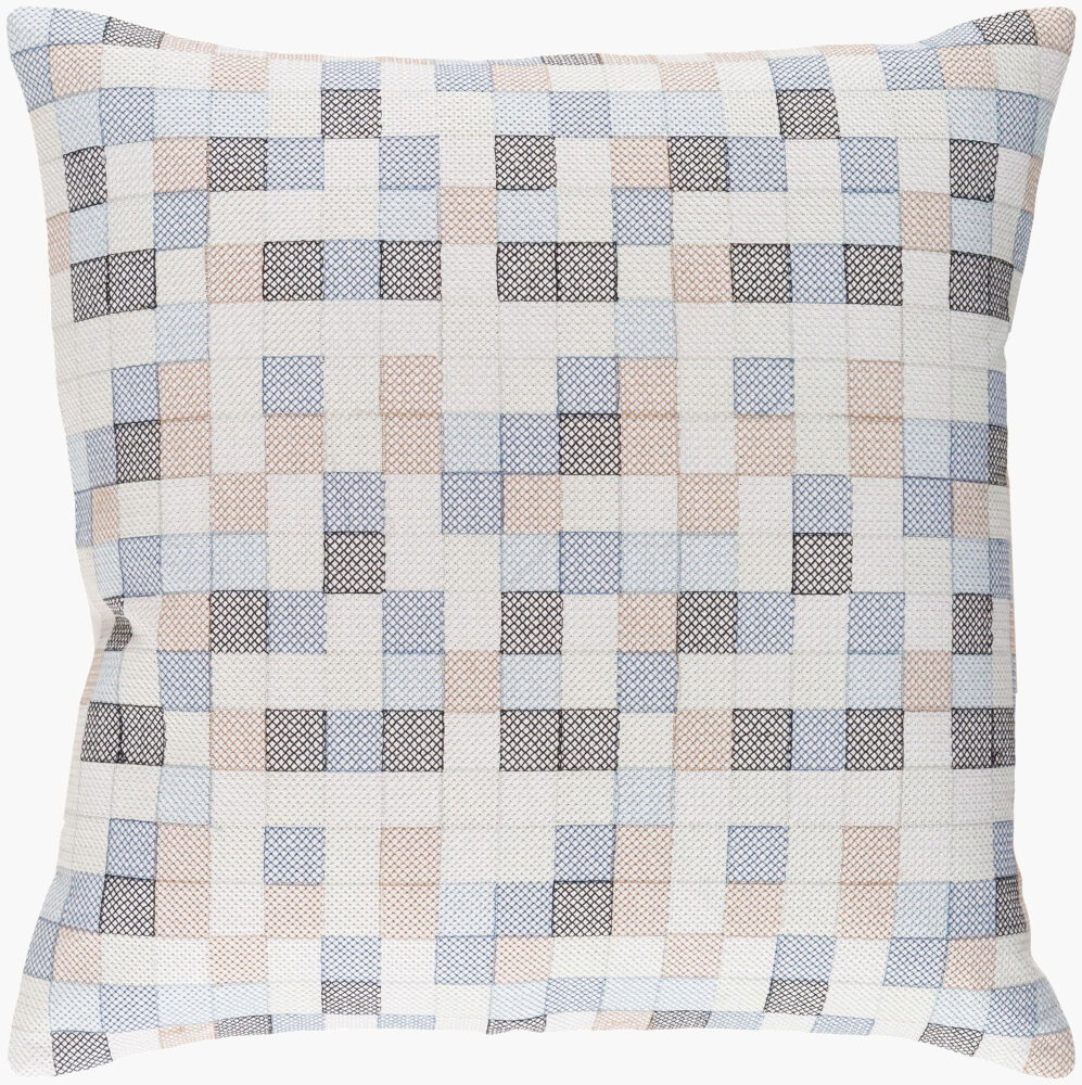 Modular Accent Pillow, Decorative Pillow by Surya, 18" length x 18" width