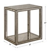 Julie Mirrored End Table, Side & End Table by Uttermost, 22" width x 24" height x 16" depth thumbnail 3