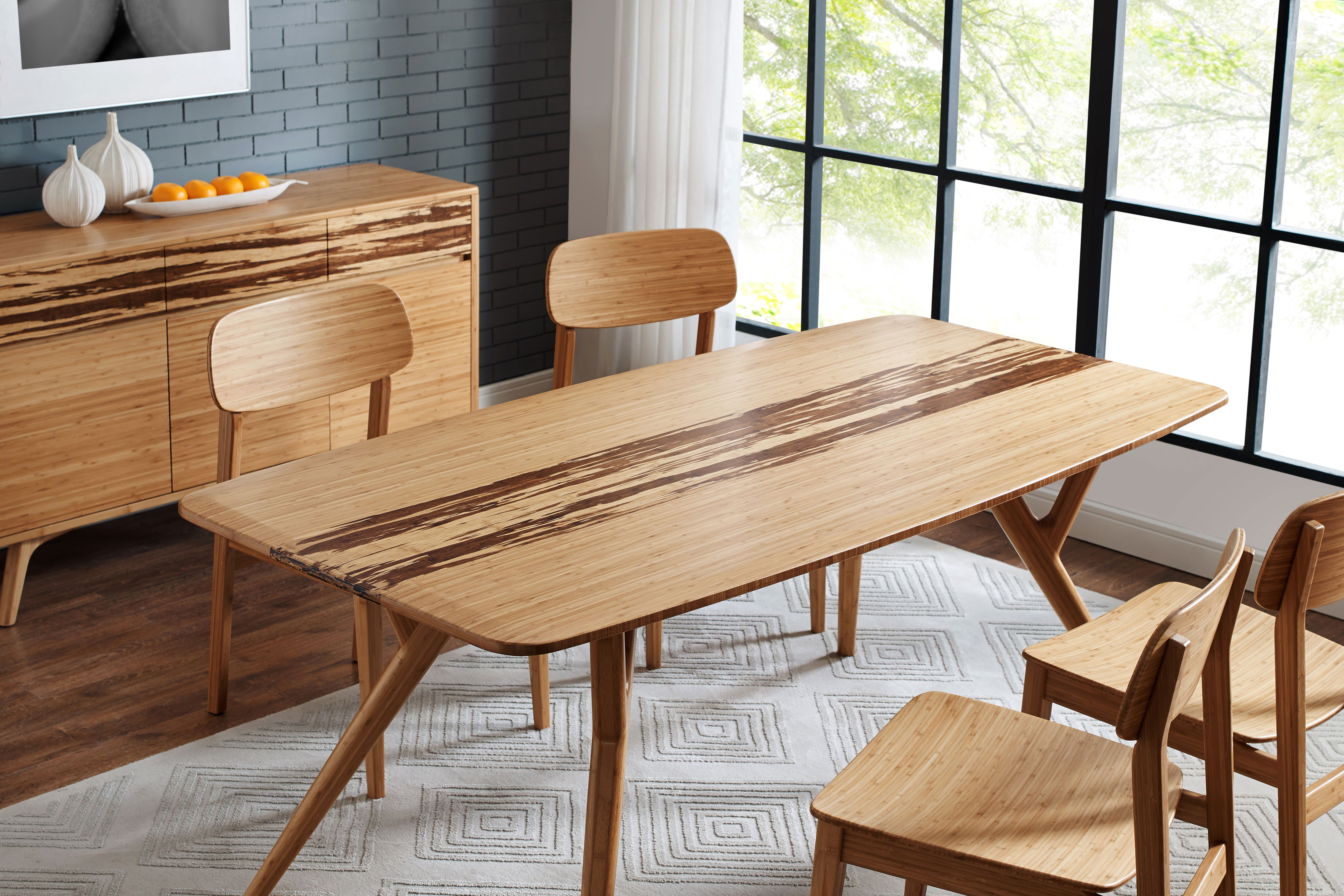 Azara Dining Table, Caramelized large image 