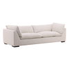 Ramona Sofa Cream, Sofas & Sectional by Dovetail, 103.5" width x 31" height x 43" depth thumbnail 1