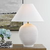 Rocio Ceramic White Table Lamp, by Uttermost, 19" width x 25" height x 19" depth thumbnail 1